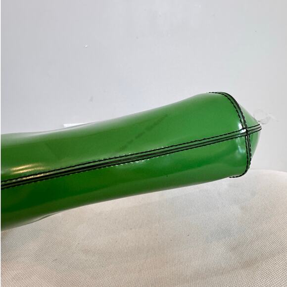 DKNY Y2K Green Leather Shoulder Bag - Picture 6 of 9